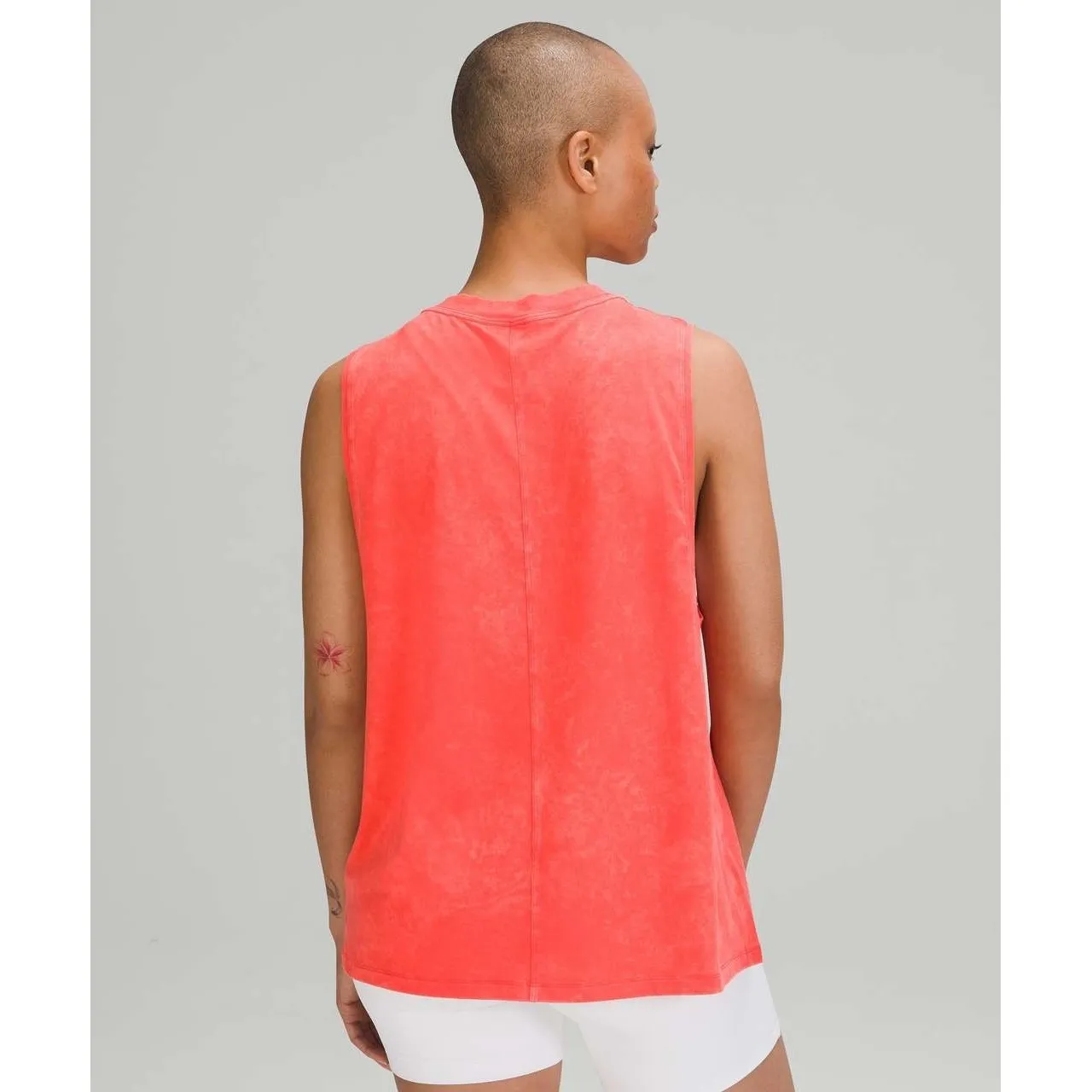 Lululemon All Yours Pima Cotton Tank‎ Top in Cloudy Wash Flare Size 2 - Image 2