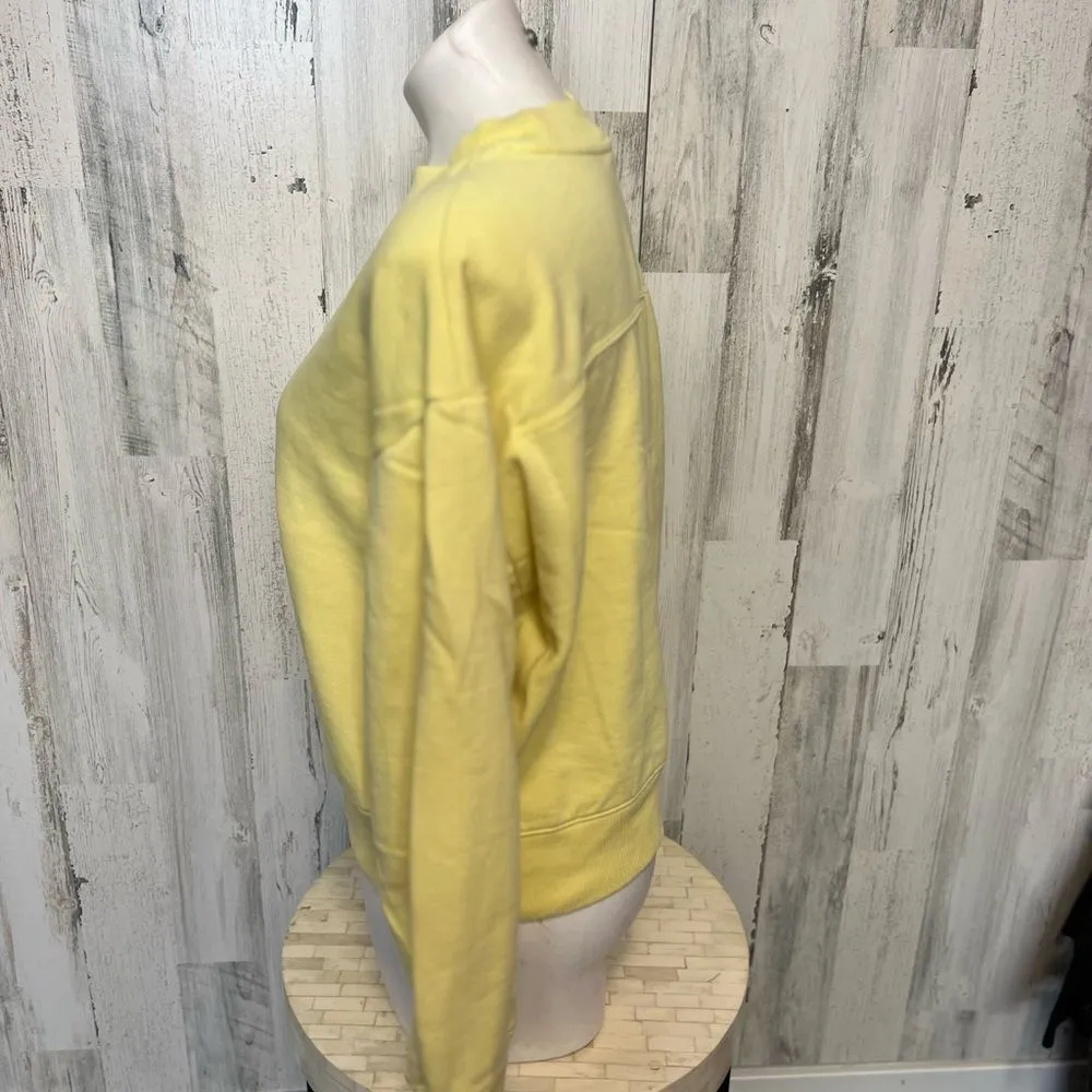 Yellow crew neck Yellow Size XL - Image 2