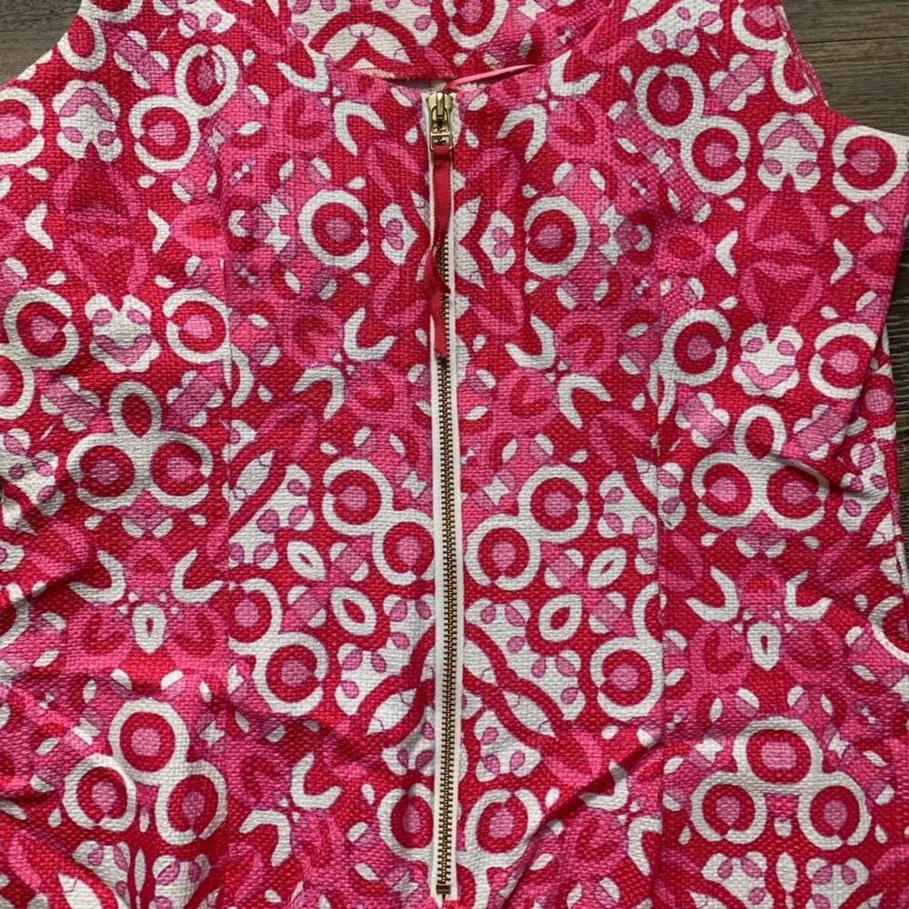 Just…Taylor Pink & White Pattern Preppy Mini Dress 6 - Image 7