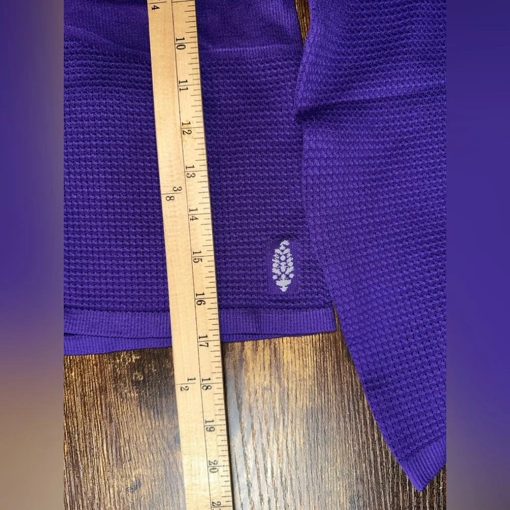 FP Movement by Free People Top Bail Out Womens XL Layer Henley Crop Top NEW - Image 12