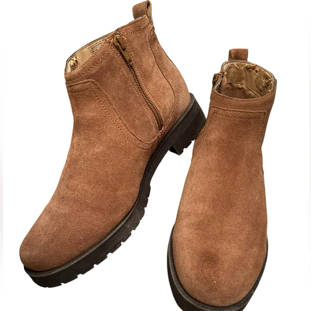 Vionic Aslynn Sz 9.5 lug sole Sherpa lined water repellent boots orthotic shoes - Image 3