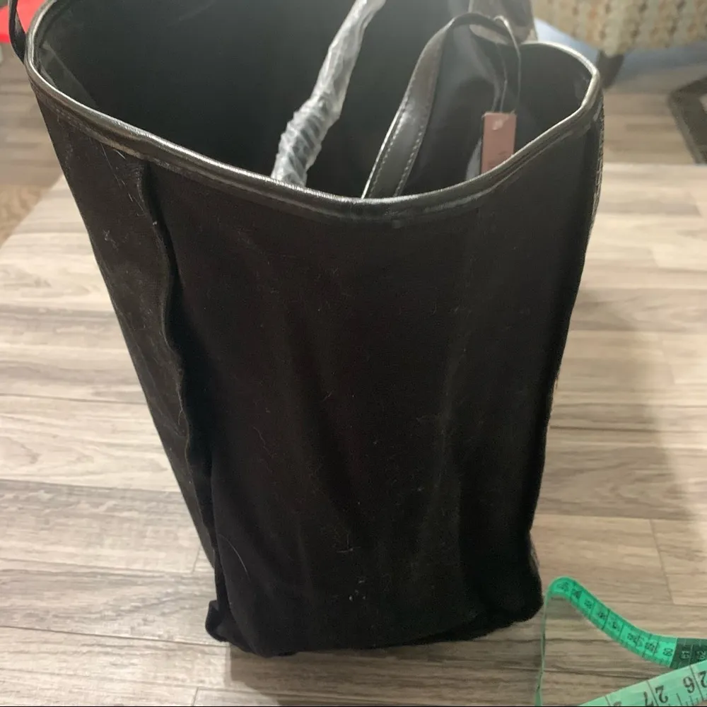 Victoria’s Secret Silver Gold Black Sequins Tote Bag; OS - Image 6