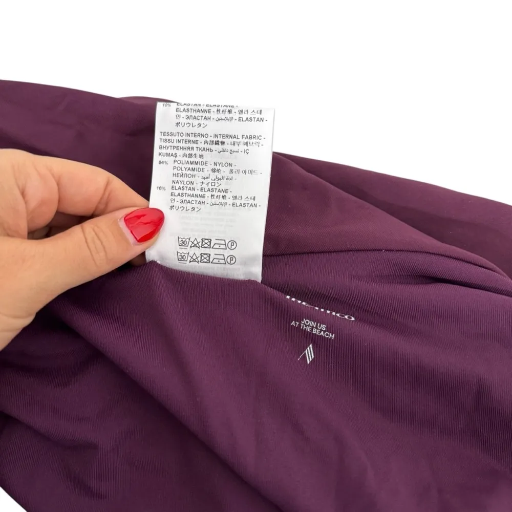 The Attico Plum Purple Wrap Skirt Size M - Image 9