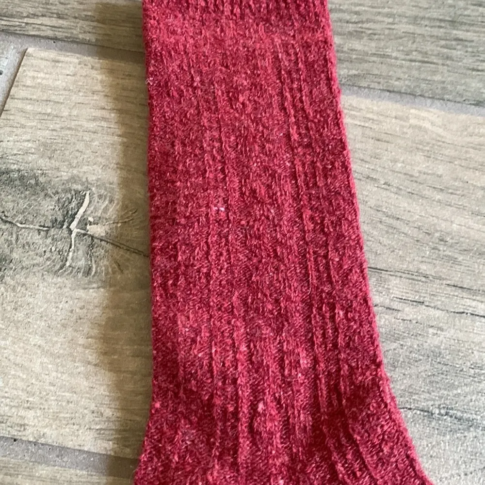 Burgundy crew socks - Image 3
