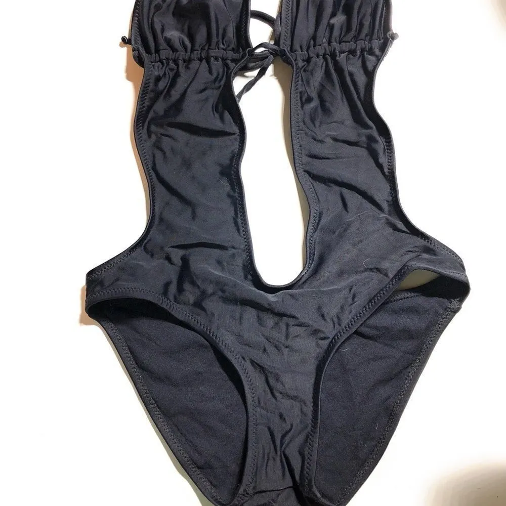 Fusion‎ One Piece Black Bathing Suit - Image 6
