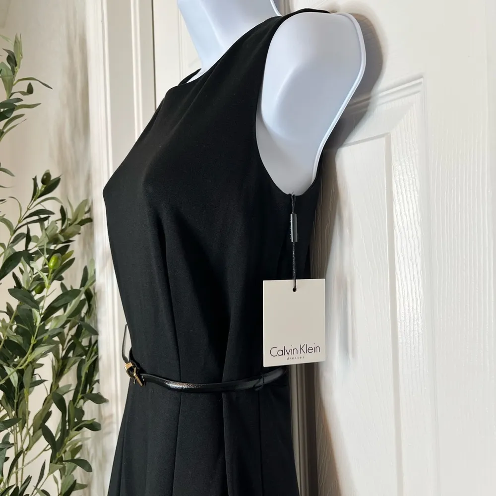 NWT CK black and white pleated dress - Image 2
