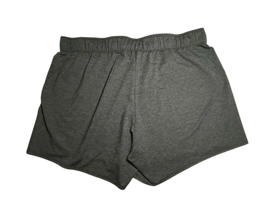 Nike Dri Fit Dry Training Shorts Gray Grey Womens Size Extra Large XL Elastic - Image 3