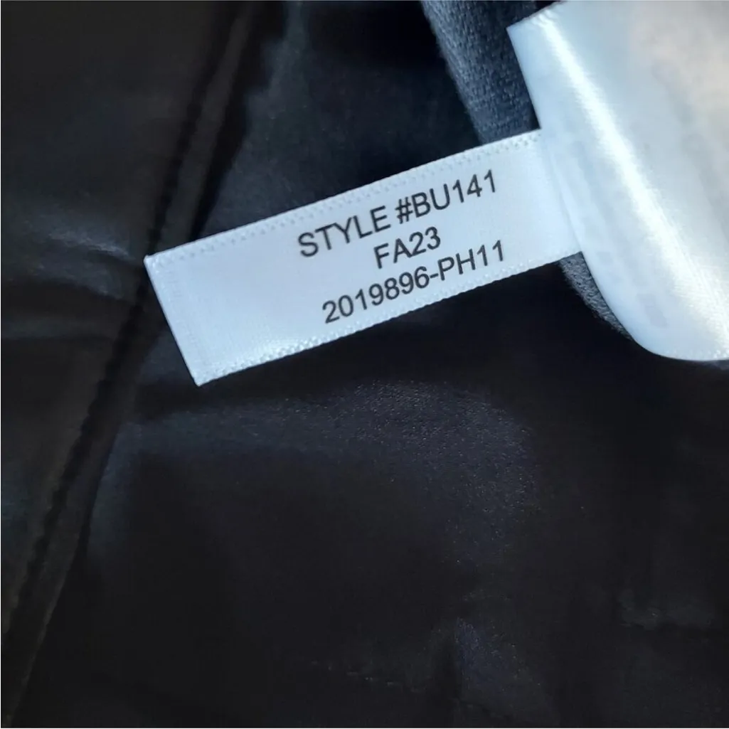 NWT J. Crew Kate Straight Leg Black Faux Leather Pants Sz 20 High Rise Rtl $148 - Image 10