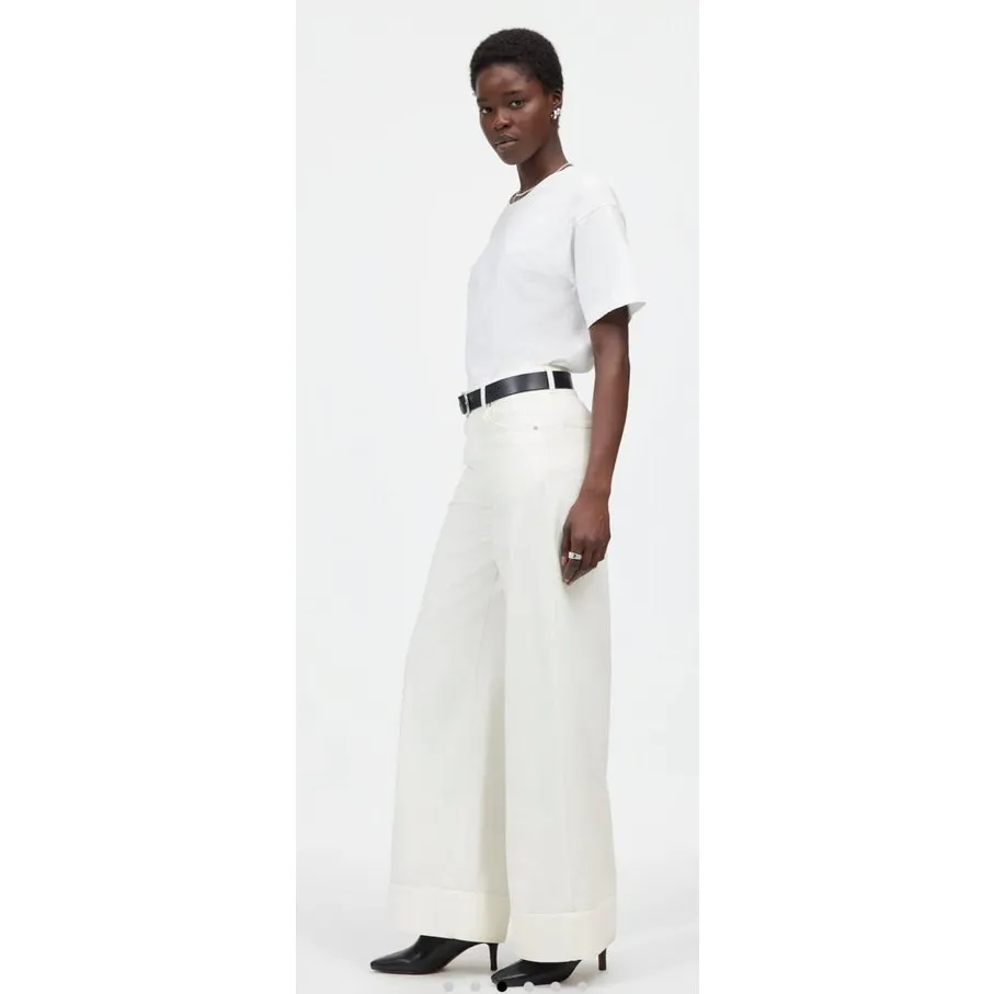 Madewell True White High-Waist Superwide-Leg‎ Super Soft Jeans Size 30 - Image 2