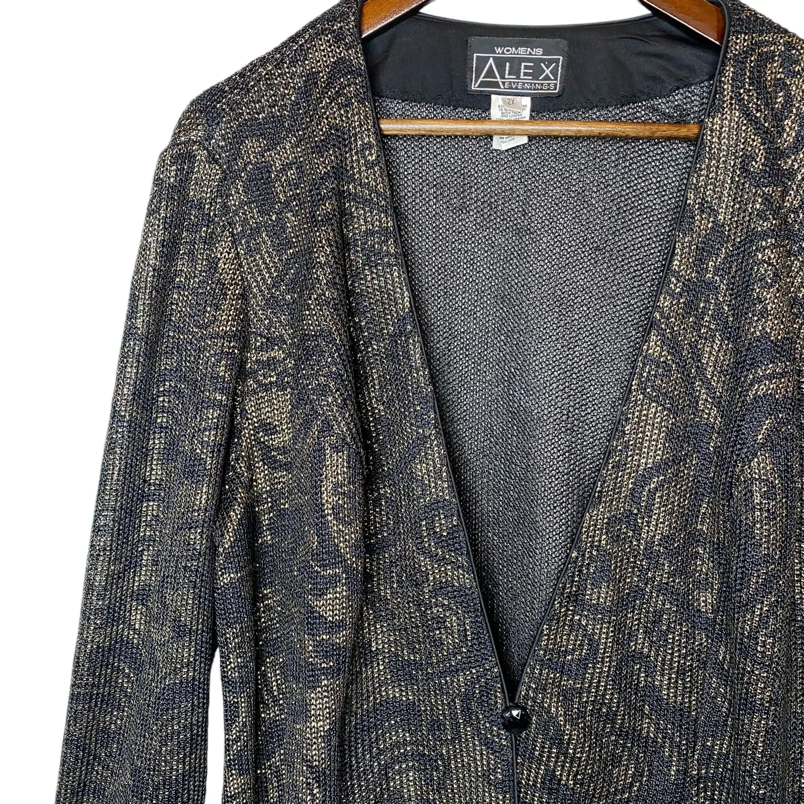 Alex Evenings Knit Jacket - Image 3