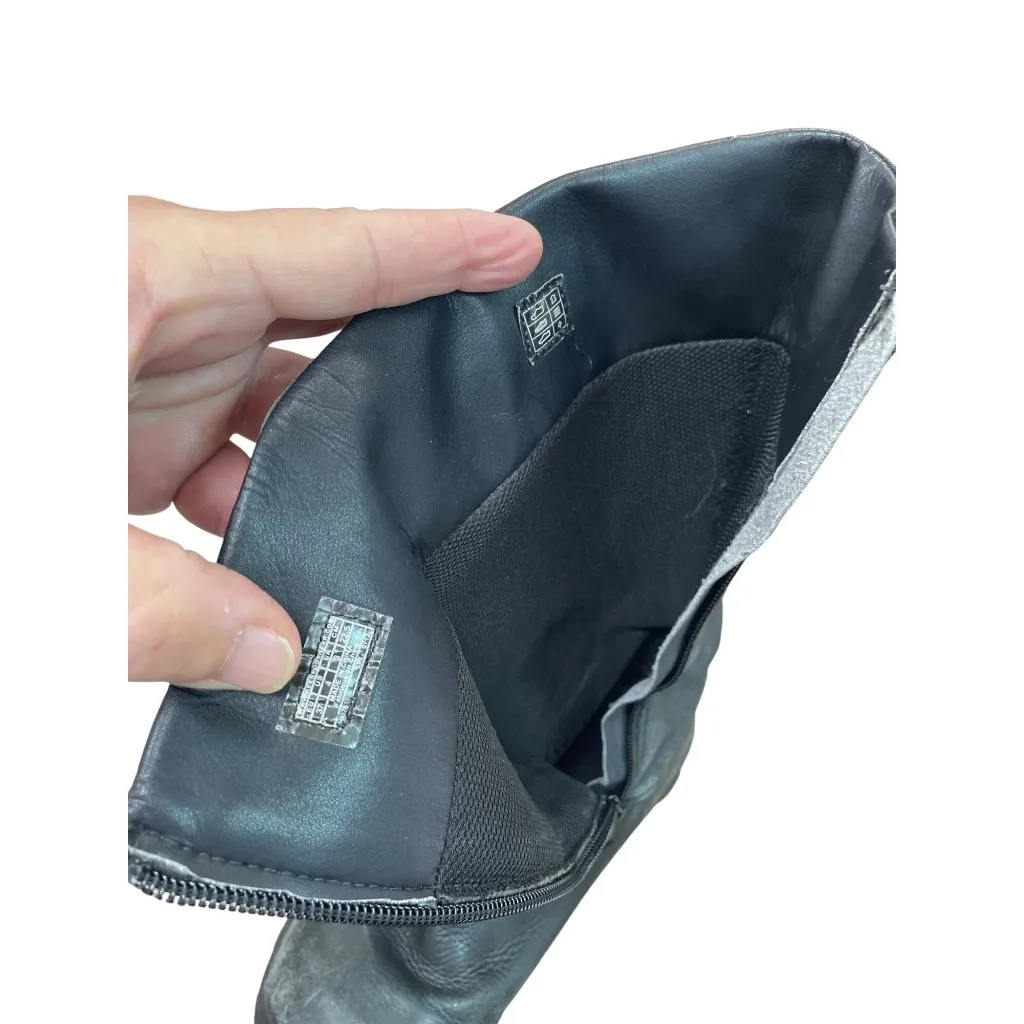 Keen Womans Black Leather Suede Waterproof Winter Boots Sz 4 SKU 9579 - Image 9