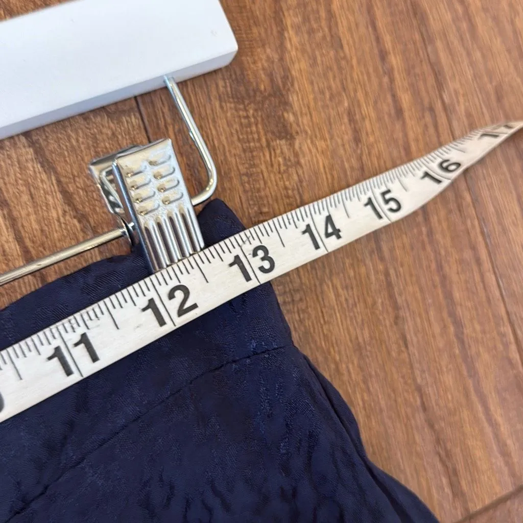 Nation LTD Los Angelos navy midi slip skirt size small - Image 7