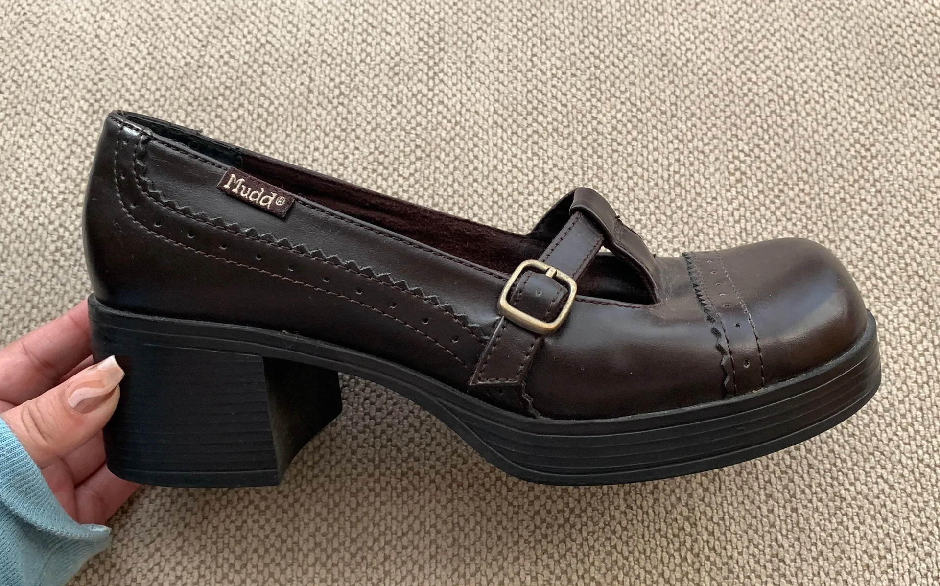 Mudd Vintage  Mary Jane Platform Shoes Y2K - Image 2