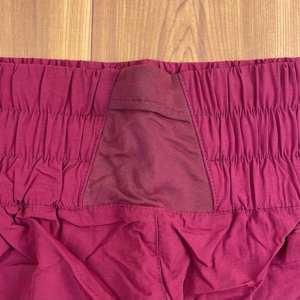 Zenana Windbreaker Athletic Running Shorts Plus Size 1X Smocked Waist Nylon New - Image 5