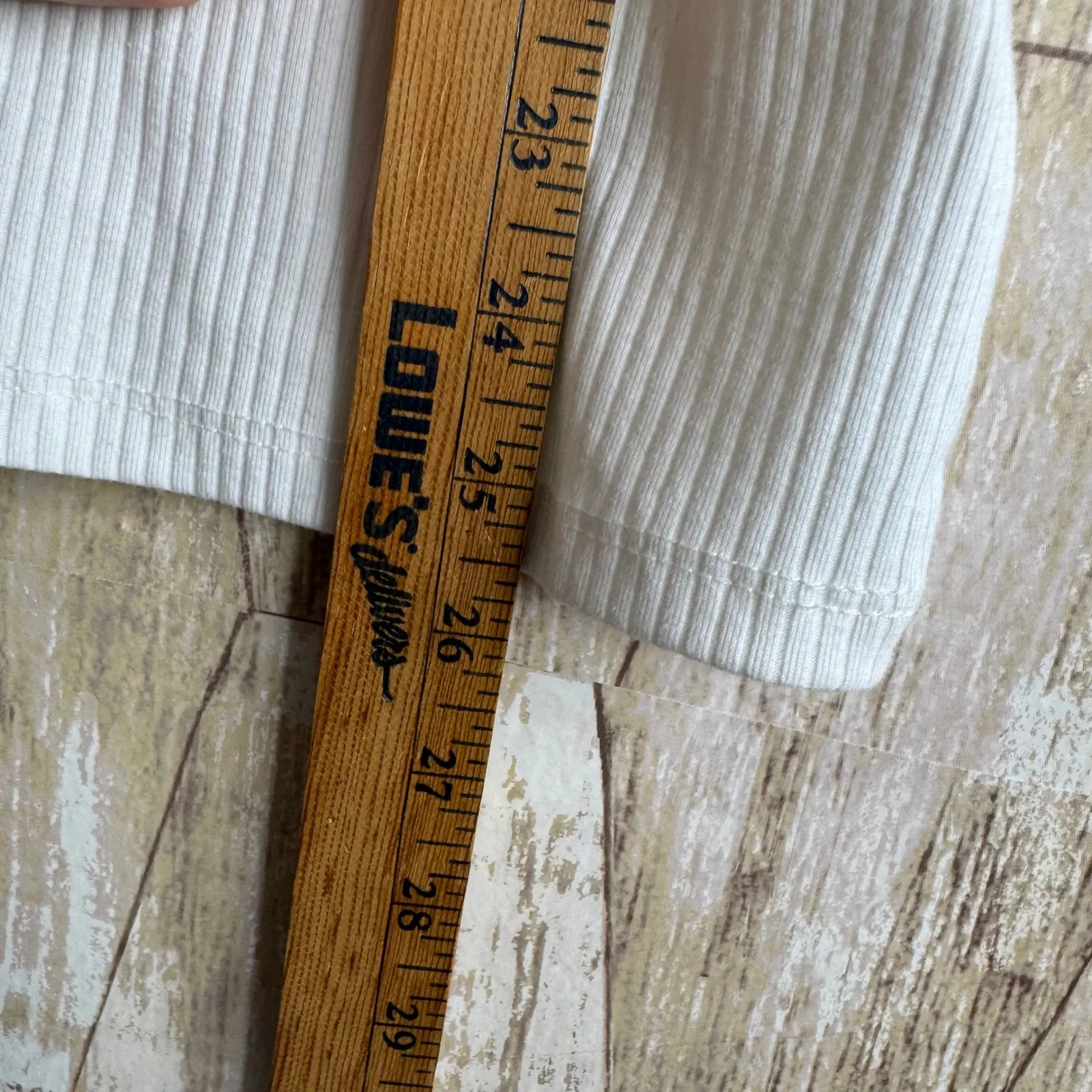 GAP Ribbed Tee T Shirt Short Sleeve Crew Neck Casual Womens XL - Image 6