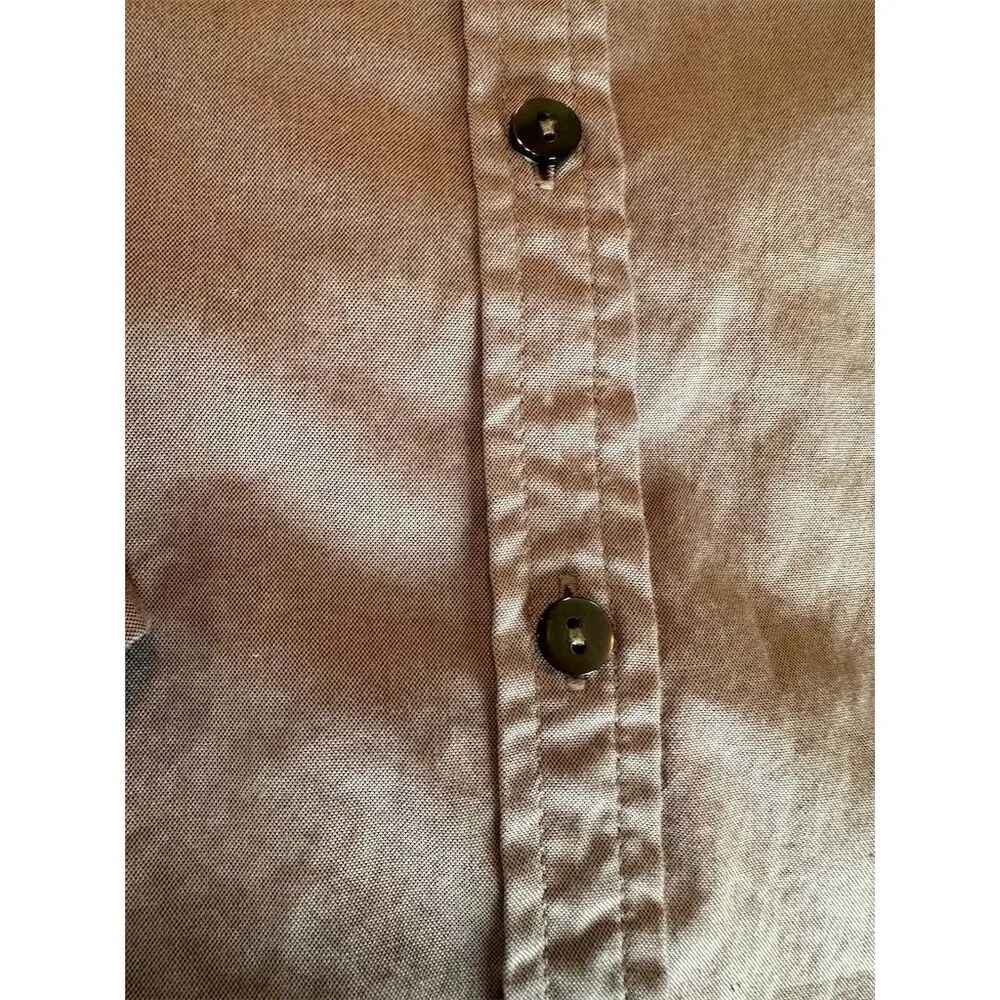 J.Jill Women's Petite Purple Long Sleeve Button-Up Shirt Size L - Image 5