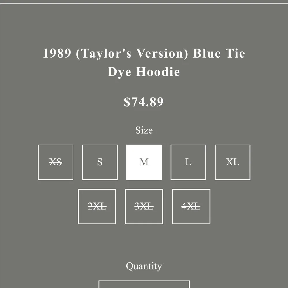 Official Taylor Swift 1989 Taylor’s Version Tie Dye Hoodie Merch - Image 2