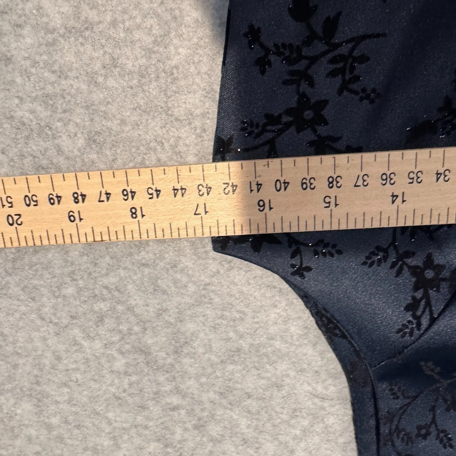 Vintage Y2K City Triangles Dress 7/8 Gray Black Velvet Sparkle‎ Whimsigoth Fairy - Image 11