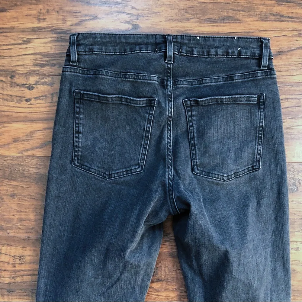 Acne Studios • Skin 5 skinny jeans Used Black faded denim mid rise ankle cropped - Image 11