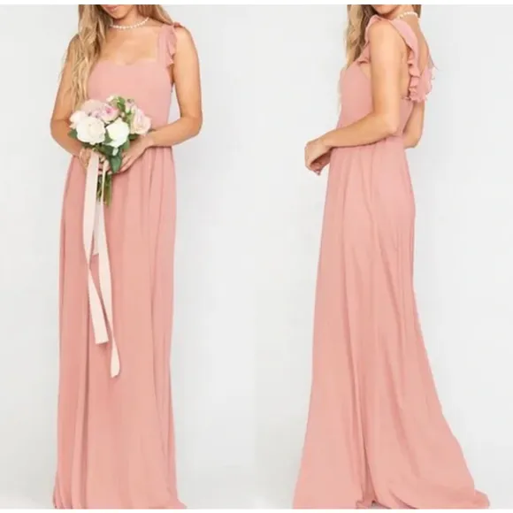 NWT Show Me Your Mumu June Maxi Dress in Rustic Mauve Crisp - Image 2