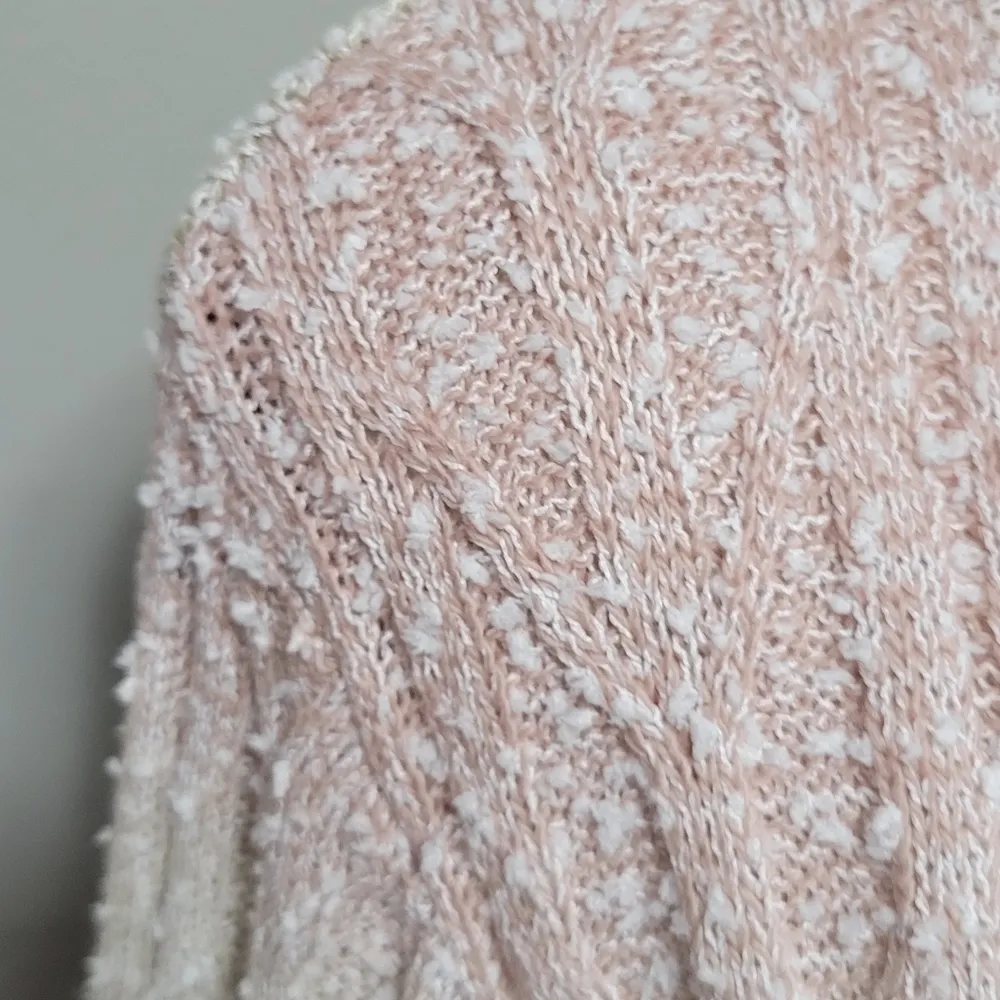 Alfred Dunner Home For The Holidays Popcorn Biadere Sweater Size large - Image 4