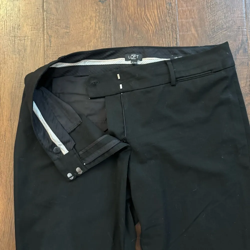 ANN TAYLOR LOFT black The Julie Trouser, size 12P - Image 5