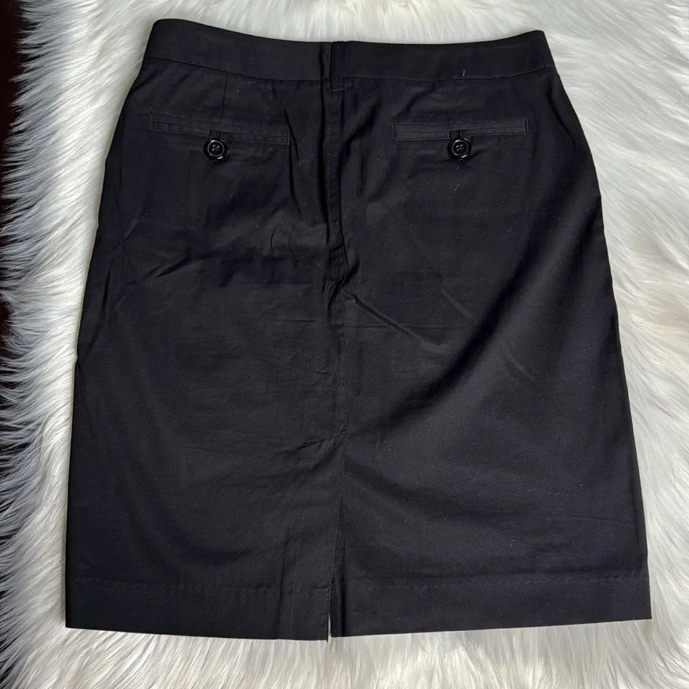 Benetton Black Vintage Pencil Skirt - Image 5