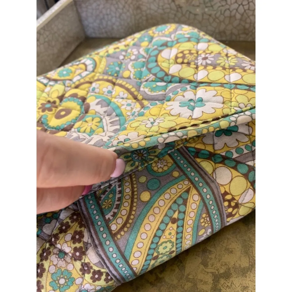 Lemon Parfait RETIRED Purse Small Yellow Quilted Crossbody Flap - Image 12