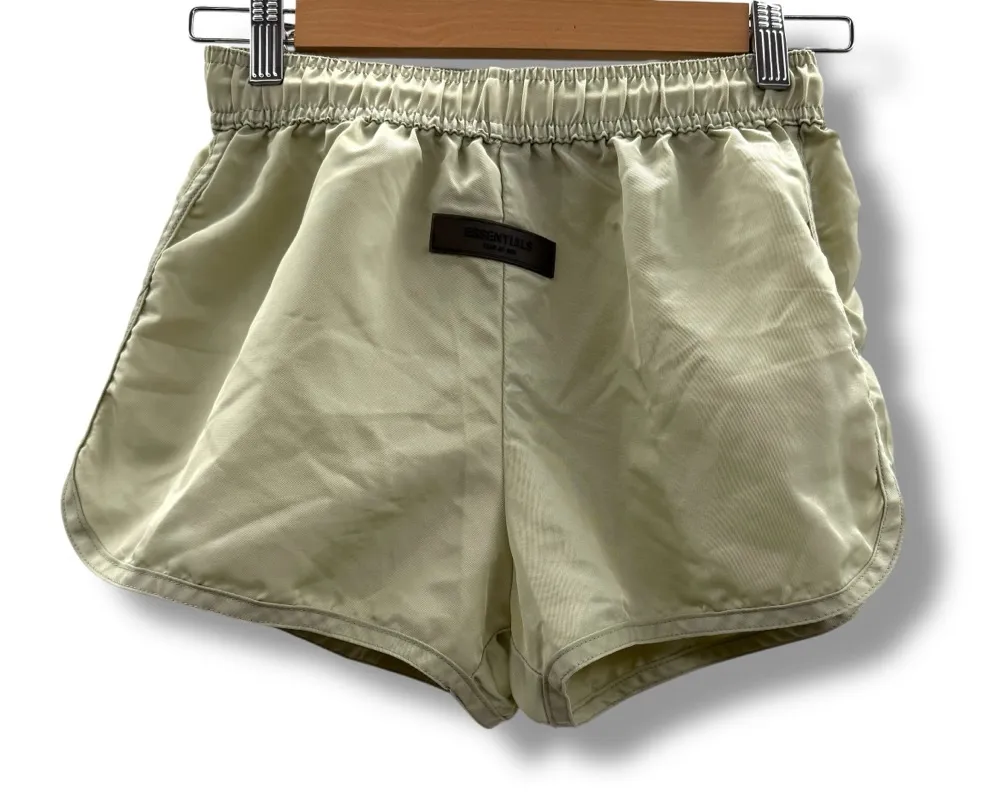 Fear of God Essentials Shorts Unisex Size Small Beige Nylon Athletic - Image 1