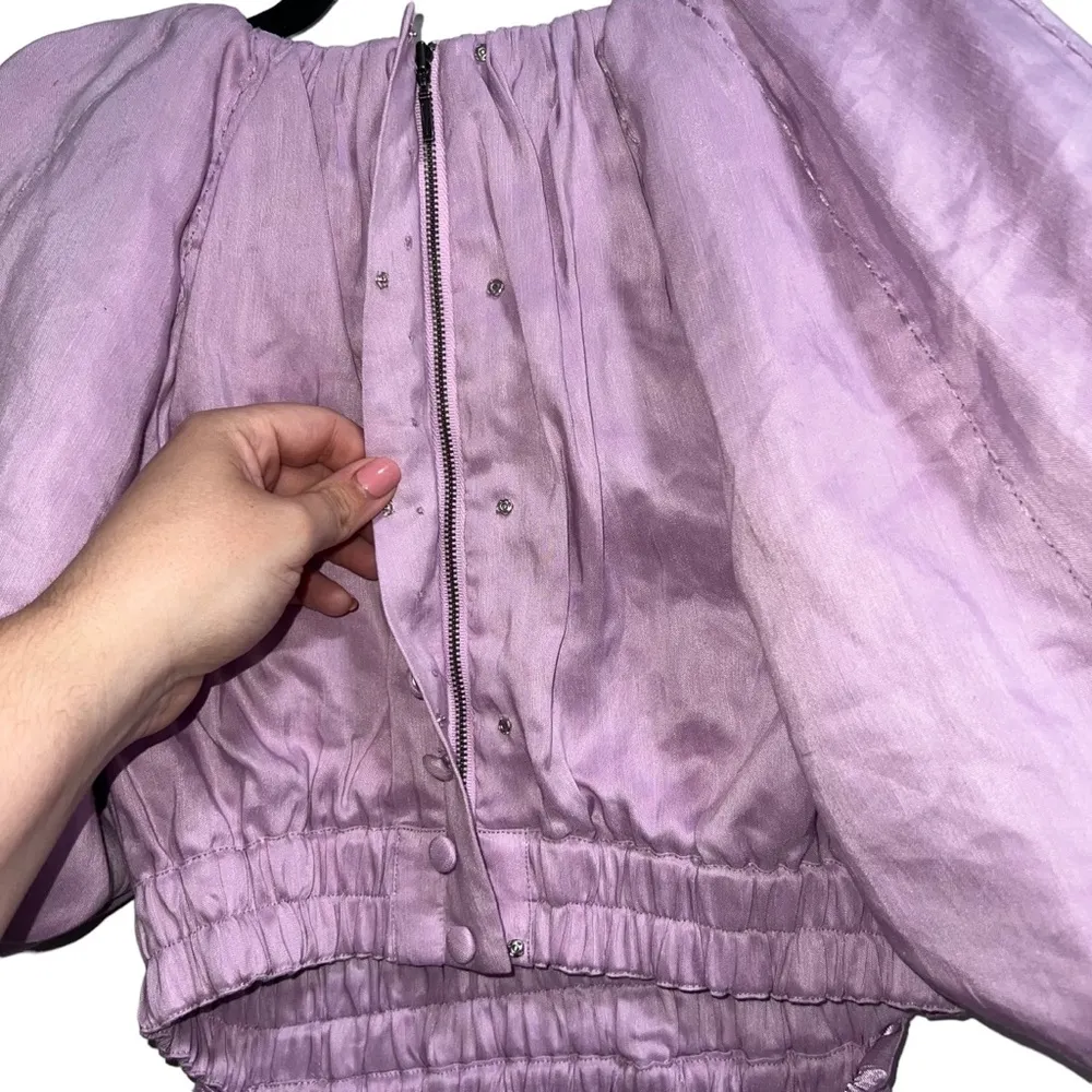 NEW NWT Aje. Solitude Cutout Mini Dress Light Purple Size 4 - Image 13