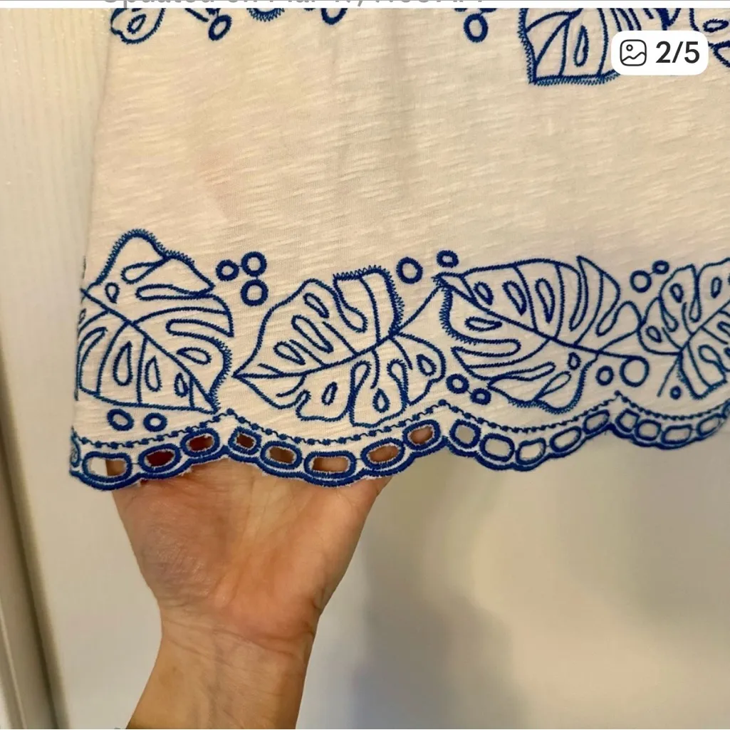 Tommy Bahama Palm Leaf Top Size Small NWT - Image 3