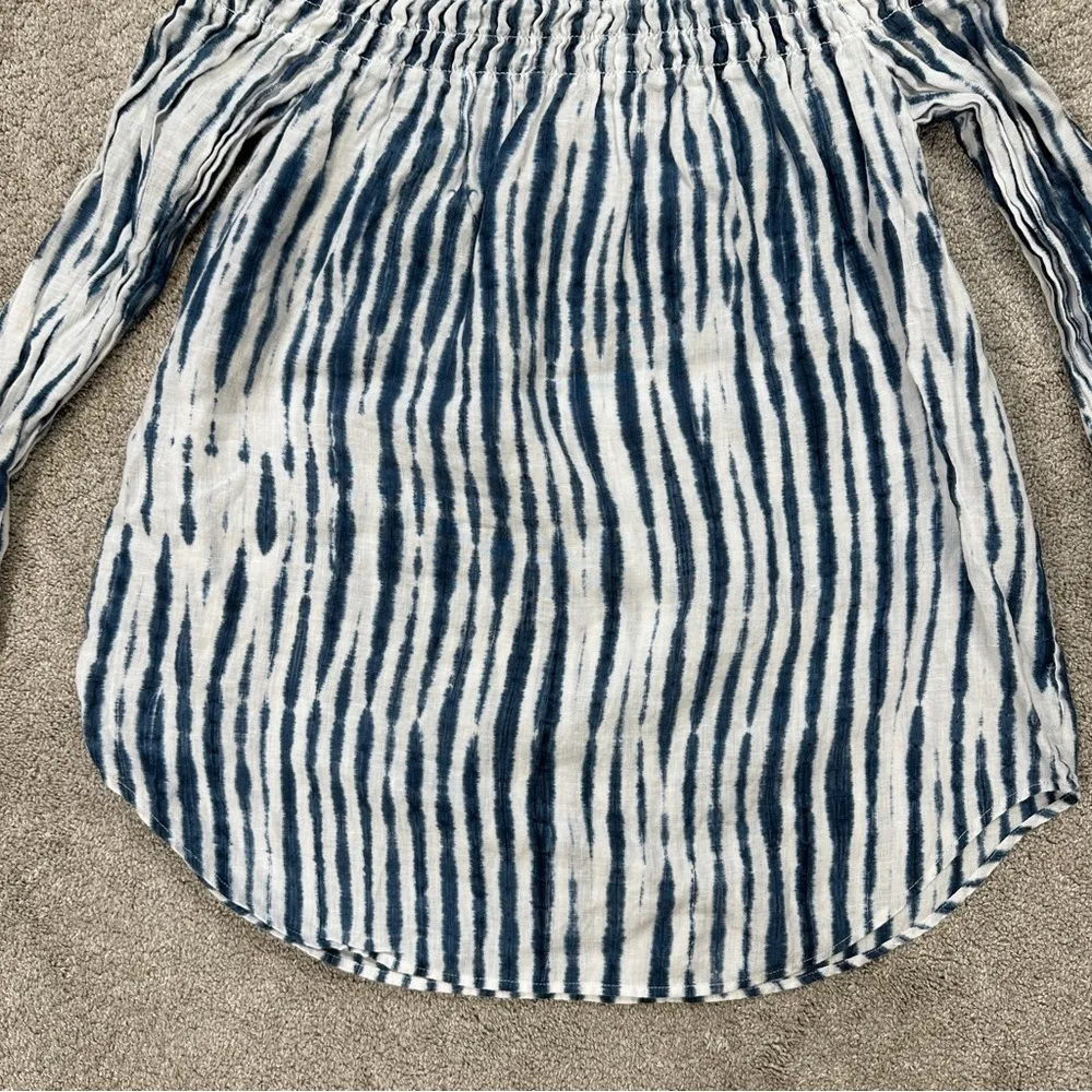 Polo Ralph Lauren Women’s 100% Linen Shibori Off - Image 9