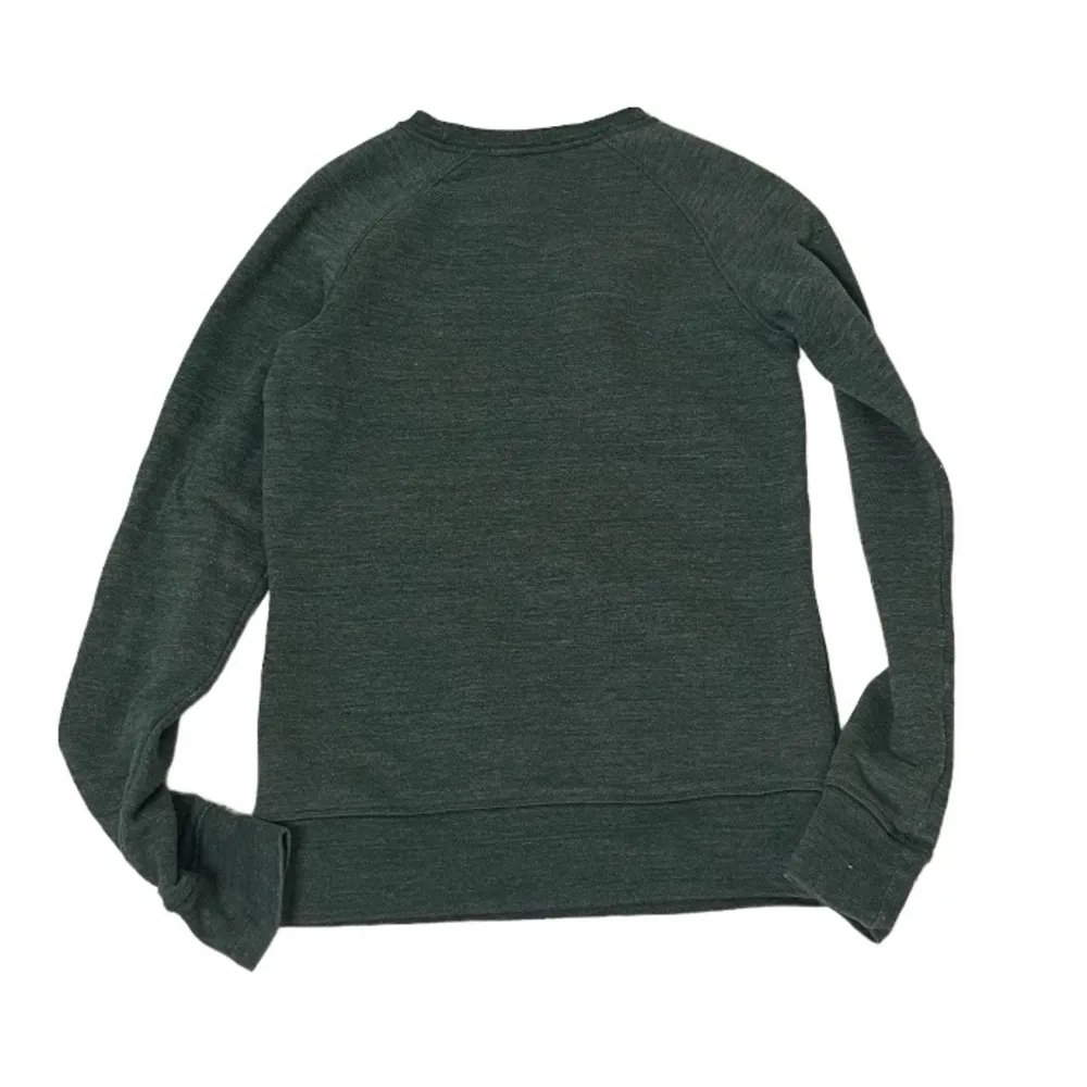 THE NORTH FACE Heather Green Crew Neck Pullover Top French Terry Size XS - Image 4