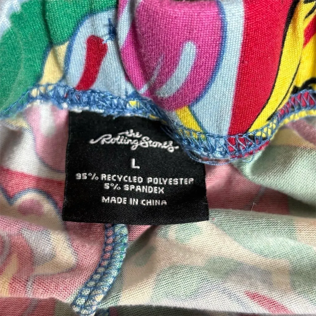 Rolling Stones Men's Graphic Pajama Pants Multicolor Size L - Image 4