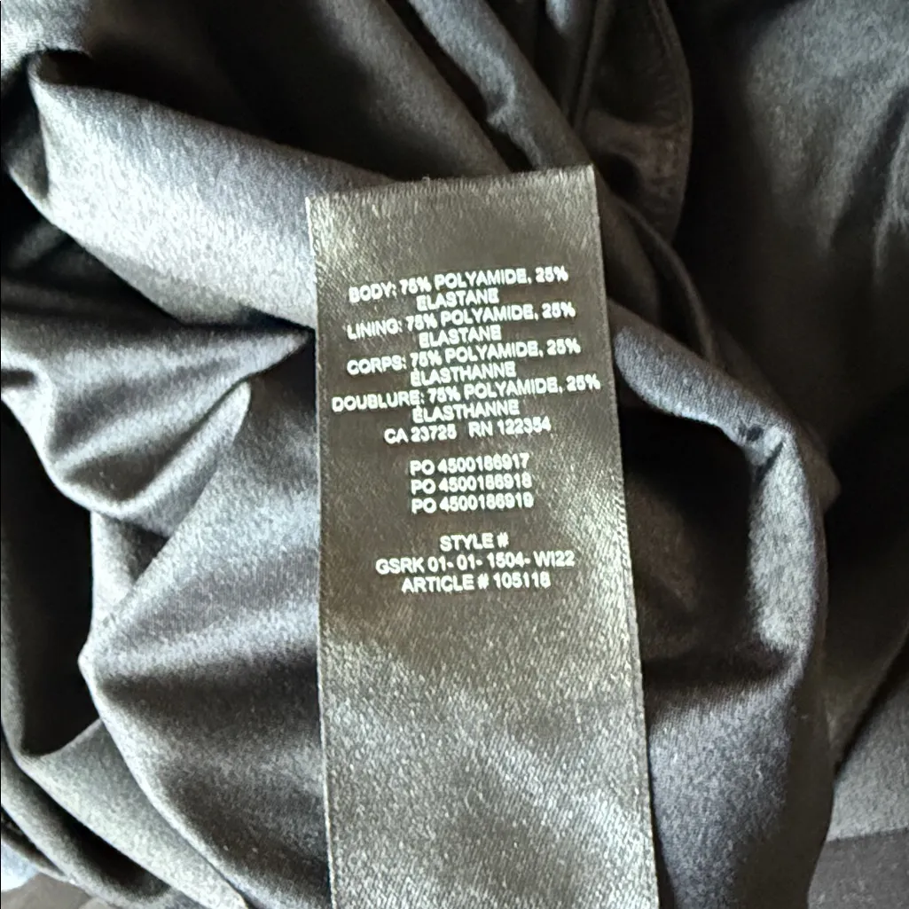 Babaton Satinette Squareneck Longsleeve Bodysuit Medium - Image 12