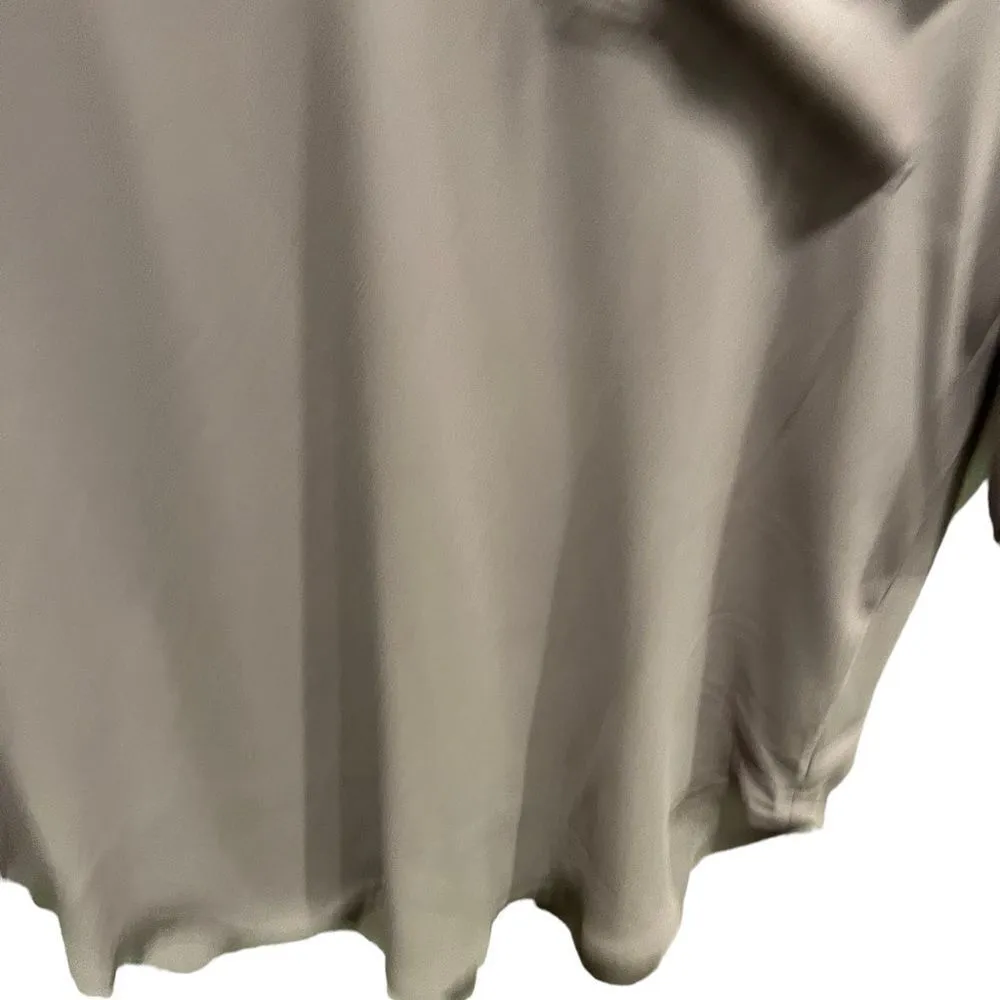 Lush NWT lilac/grey sheer tunic blouse small with v-neck - Image 6