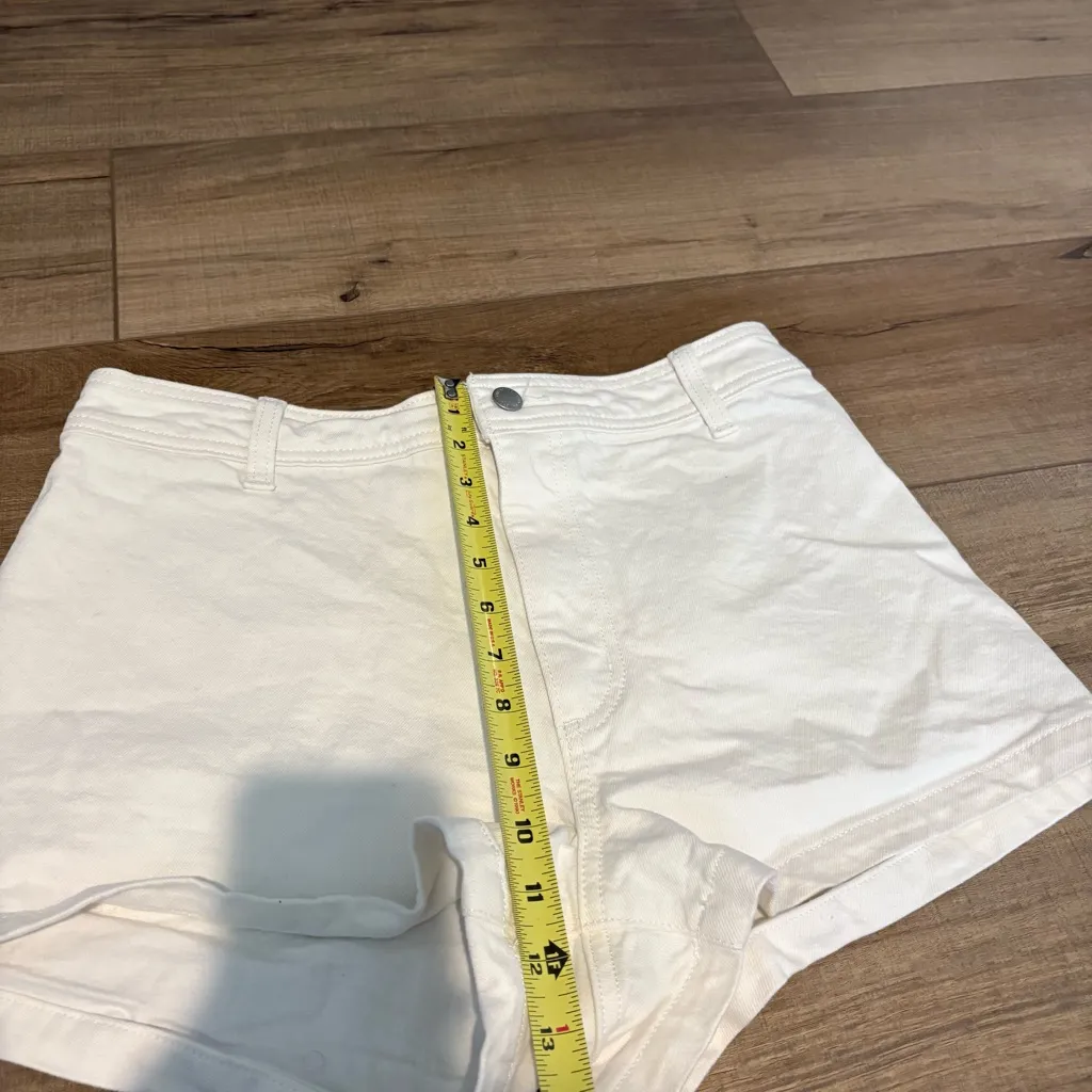 Universal Thread high rise sailor denim shorts white size 10 - Image 8