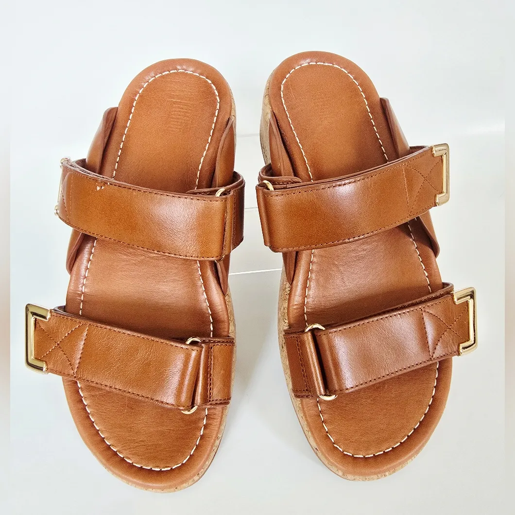 Fitflop Remi Adjustable Slides Size 7 - Image 6