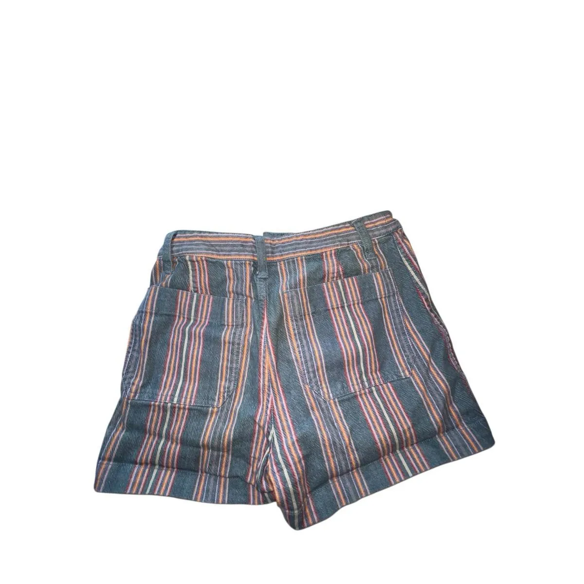 Madewell • Emmett shorts in rainbow stripe Waist Size 27 Summer Denim - Image 5