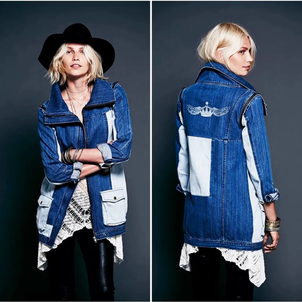 One teaspoon denim jacket size L NWT - Image 2