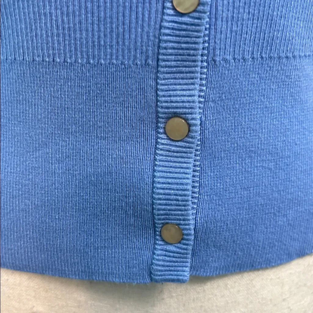 Marled Sky Blue Button - Image 4