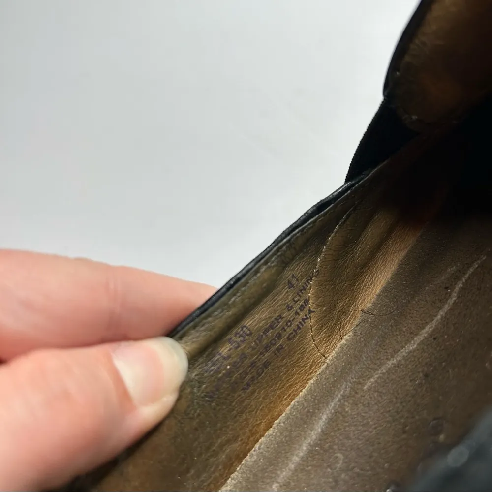 Alegria Black Textured Slip-On Shoes 41 - Image 12