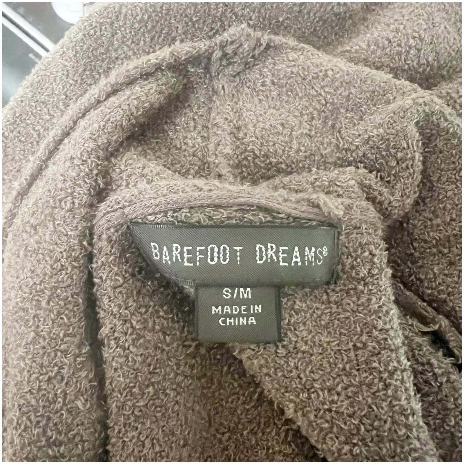 Barefoot Dreams CozyChic Lite Cardigan Sweater Brown Size S/M - Image 8