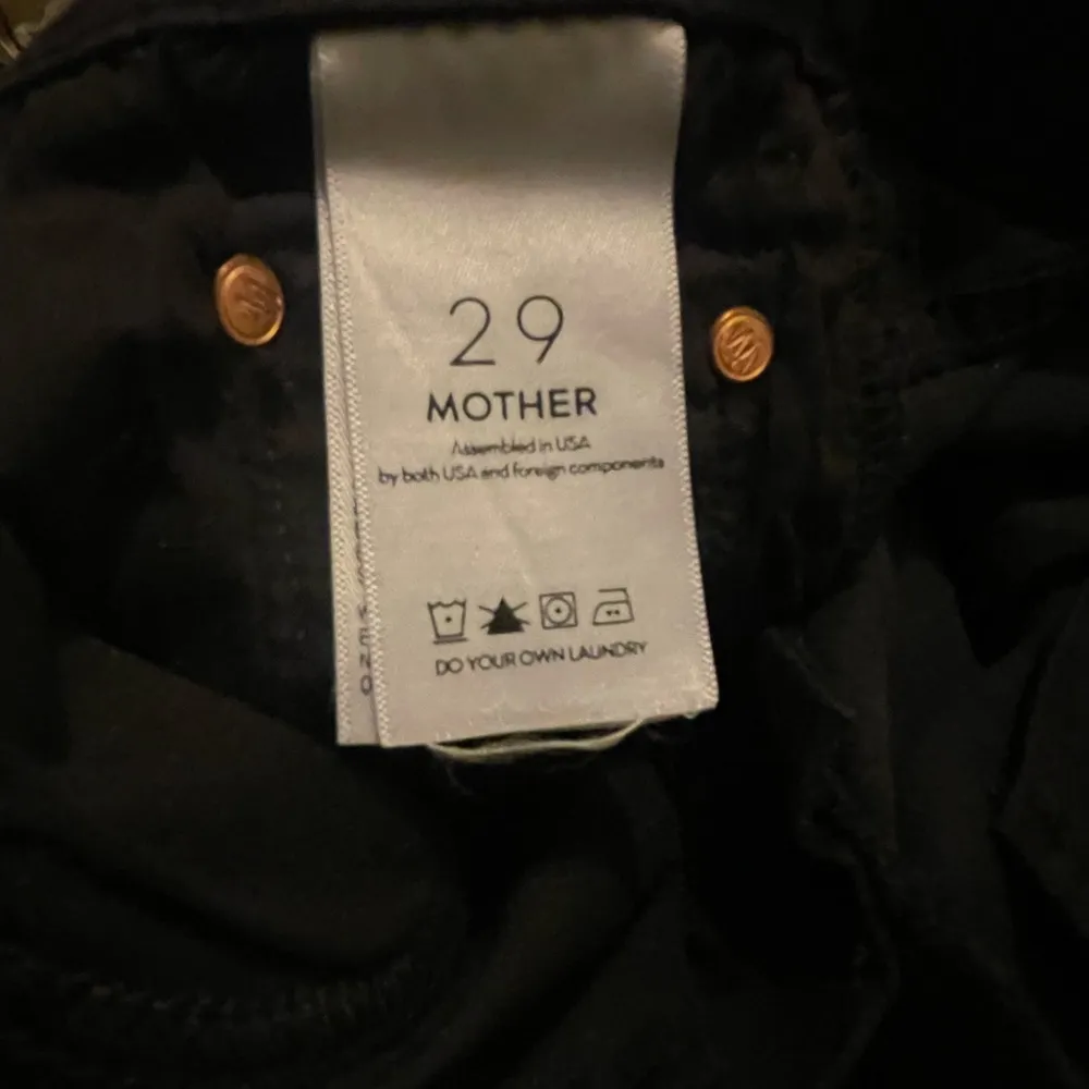 Mother The Looker Ankle Fray in Guilty Party Racer size 29 Black - Image 10