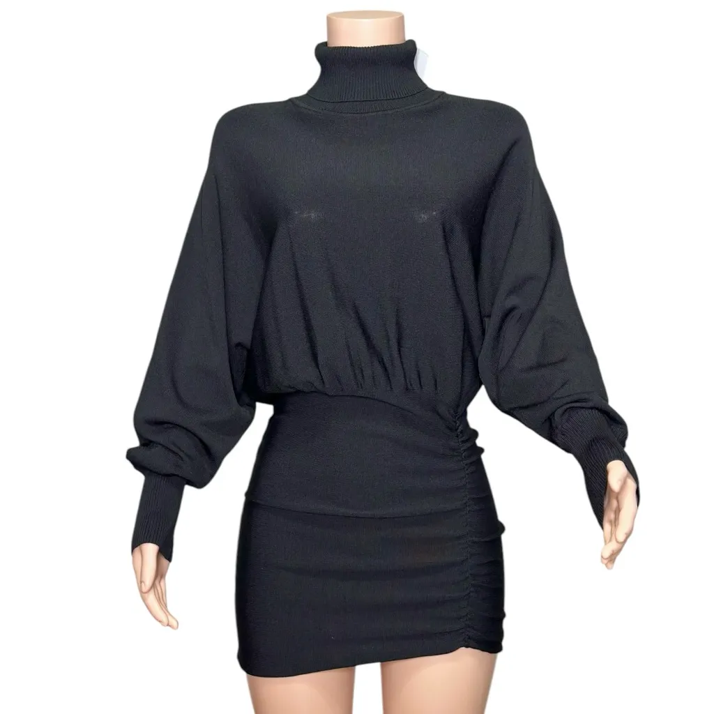 LOVERS + FRIENDS Kiana Sweater Dress, Black, Small - Image 6