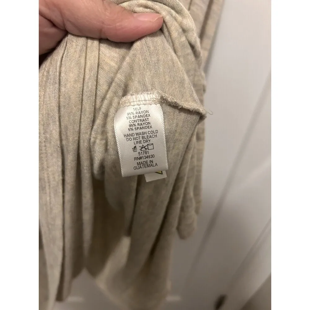 Anthropologie Saturday Sunday Womens V Neck Tiered Knit Maxi Dress Size Medium - Image 3