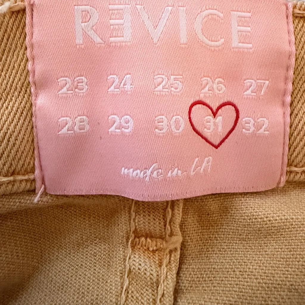 REVICE NWOT Exposed Button Fly Stretch Cropped Jeans - Image 5