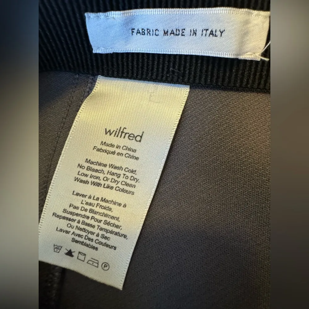 Aritzia  Wilfred Skinny Ponte Pants Gray Size 8 Workwear Business Casual - Image 9