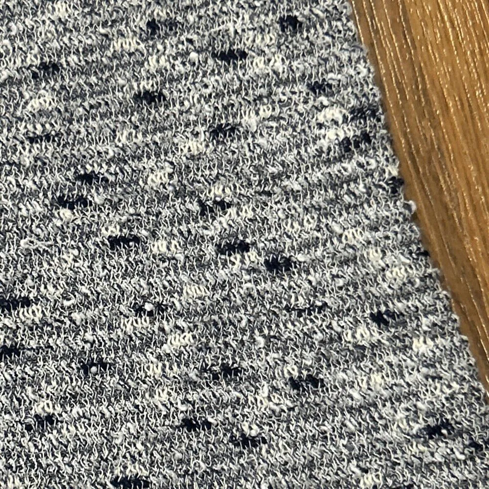 John Mark Sweater Women’s Small Blue White Knit Sleeveless Hooded - Image 5