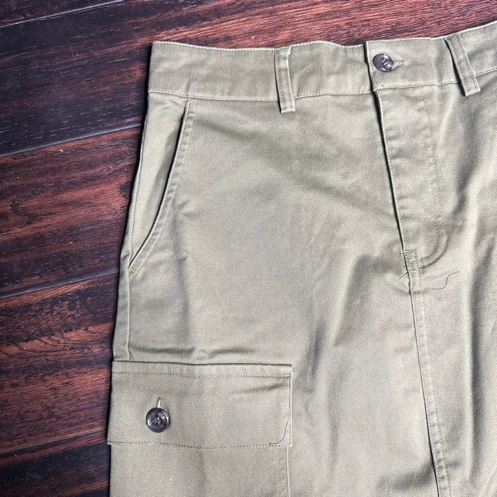 Cargo long maxi skirt with slit in front casual indie boho bodycon classic - Image 7